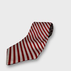 Brooks Brothers | Striped Silk Stain Resistant Tie Red and Gray‎ Stripe